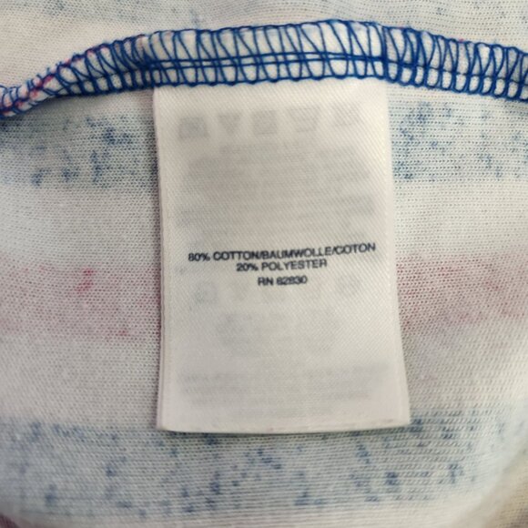 Lands End Women's L/XL Multicolored Striped Terry Hooded Swim Cover Up  2187 - Picture 7 of 8